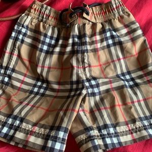 Burberry boys swim short size 4